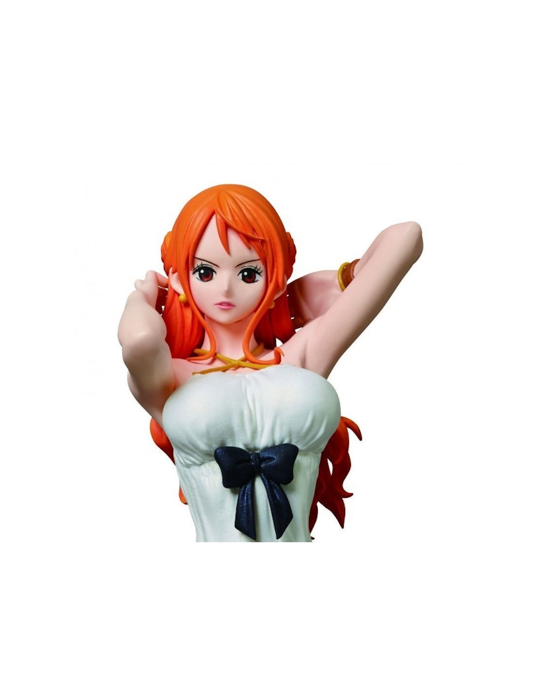 BANPRESTO ONE PIECE FILM GOLD NAMI GLITTER & GLAMOURS WHITE DRESS PVC FIGURE