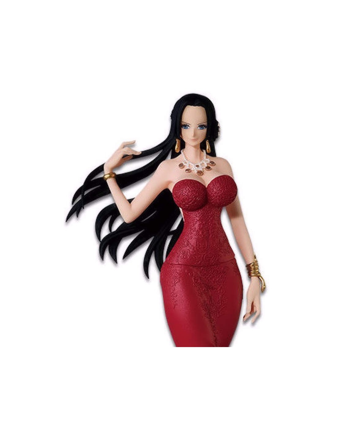BANPRESTO ONE PIECE LADY EDGE WEDDING BOA HANCOCK RED DRESS PVC FIGURE NEW