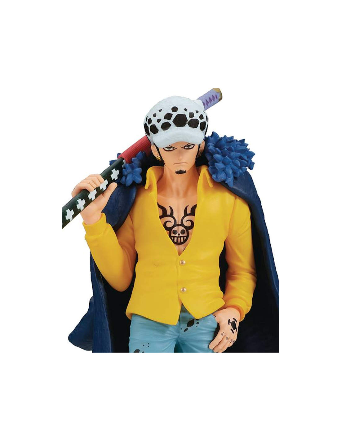 BANPRESTO ONE PIECE THE DEPARTURE TRAFALGAR LAW SHUKKO BANDAI PVC STATUE NEW NUOVO