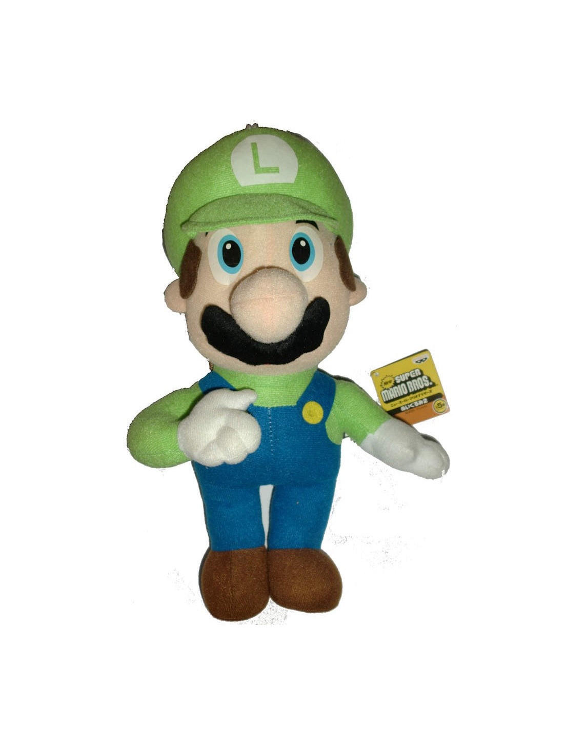 BANPRESTO PELOUCHES SUPER MARIO LUIGI PLUSH 33 CM NEW NUOVO