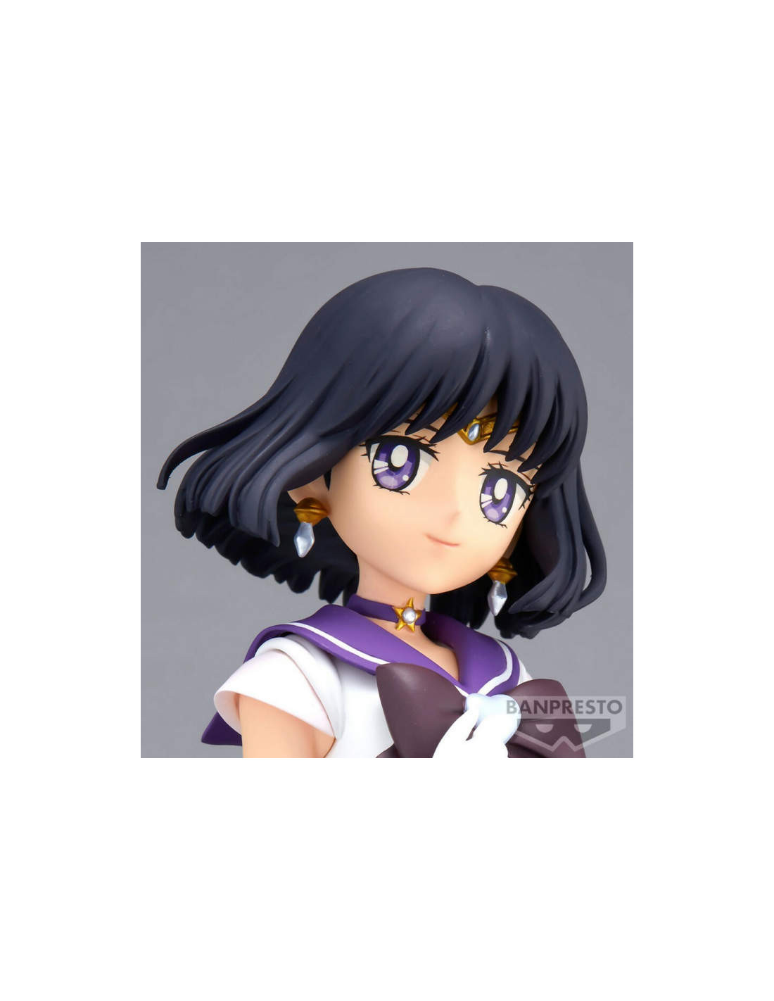 BANPRESTO SAILOR MOON ETERNAL MOVIE SUPER SATURN GLITTER & GLAMOURS STATUE PVC NEW
