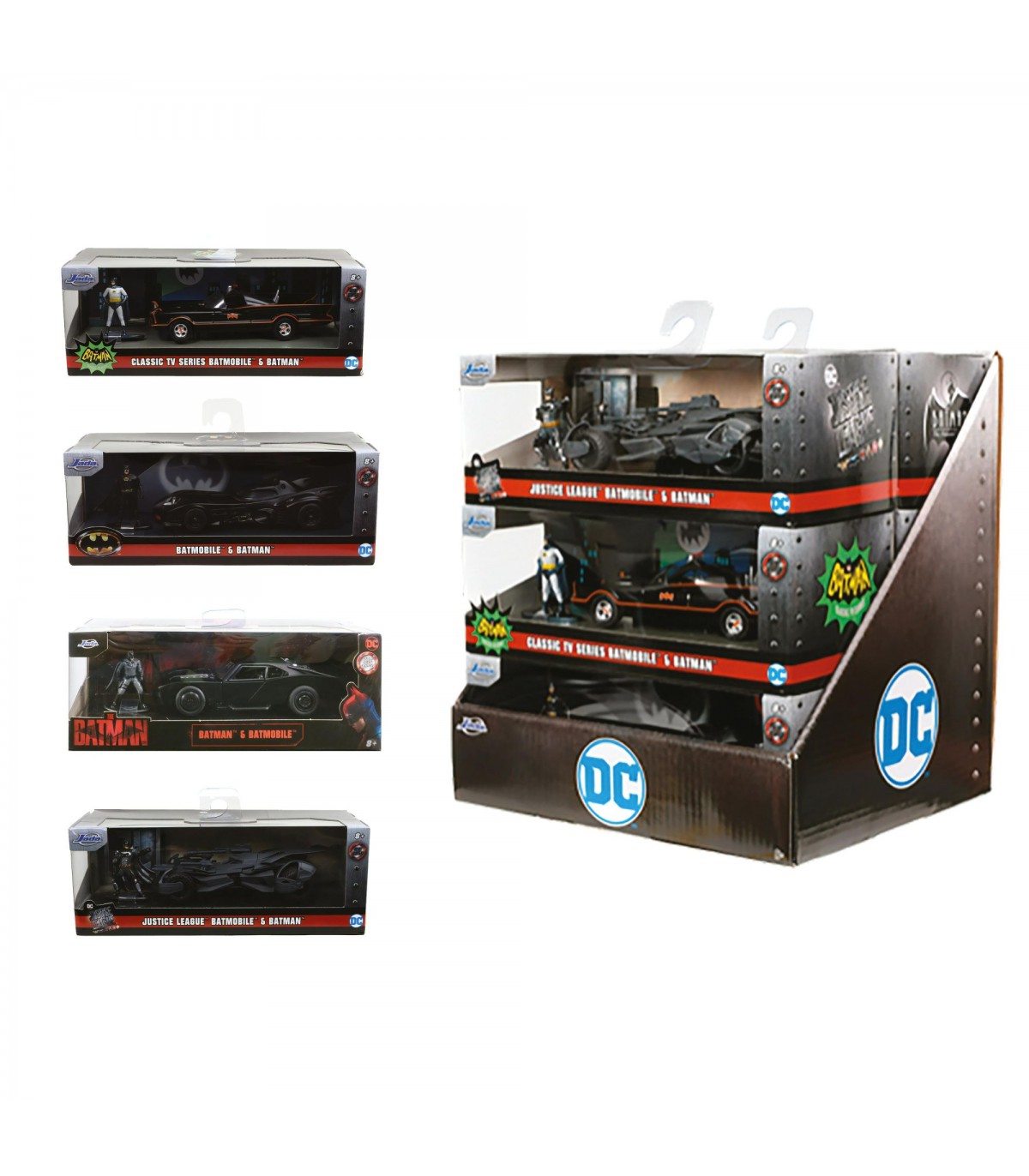 Batman Batmobile in scala 1:32 (Modello assortito casualmente)