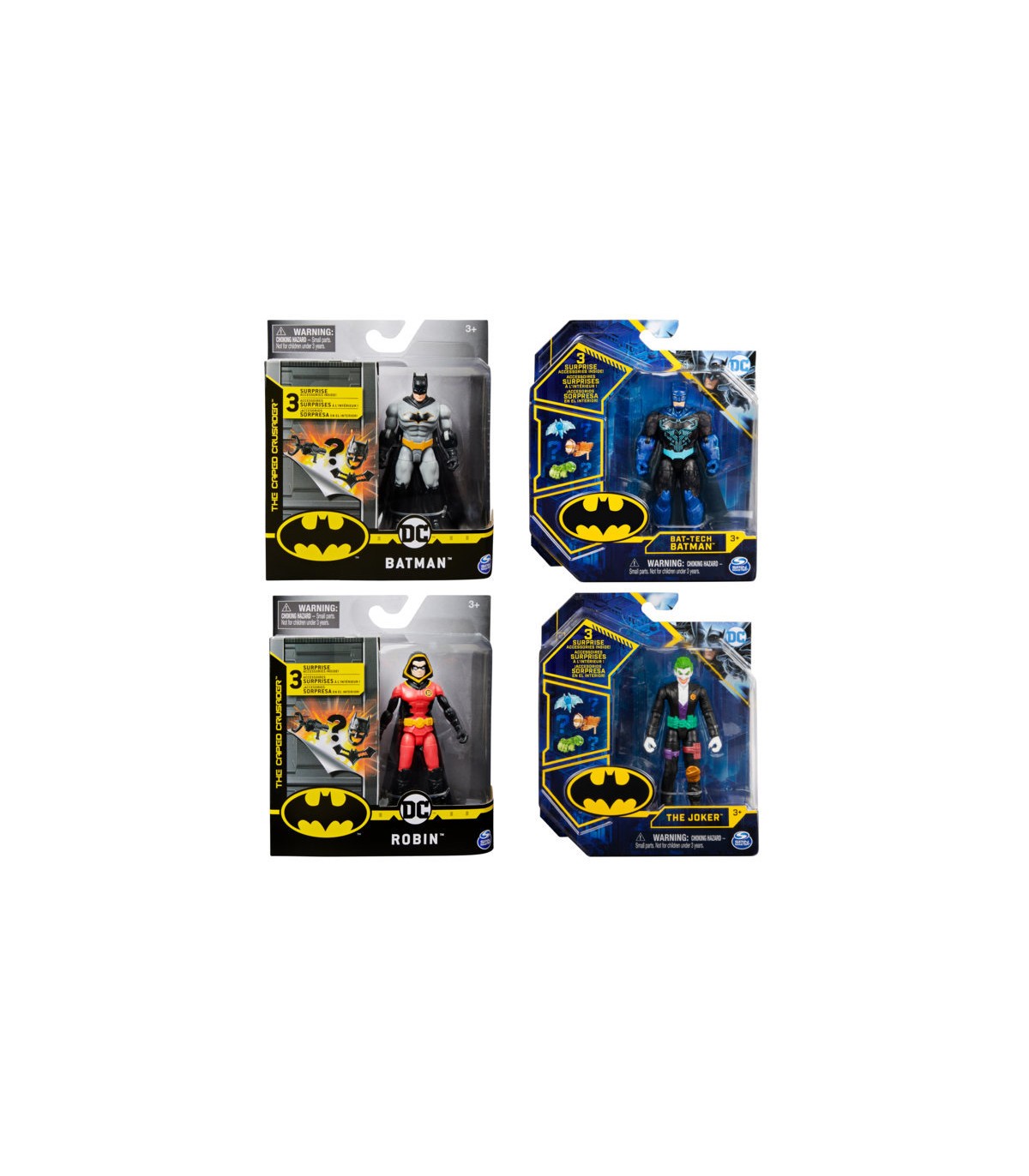 Batman Personaggi Batman + No Batman In Scala 10 Cm Ass.To