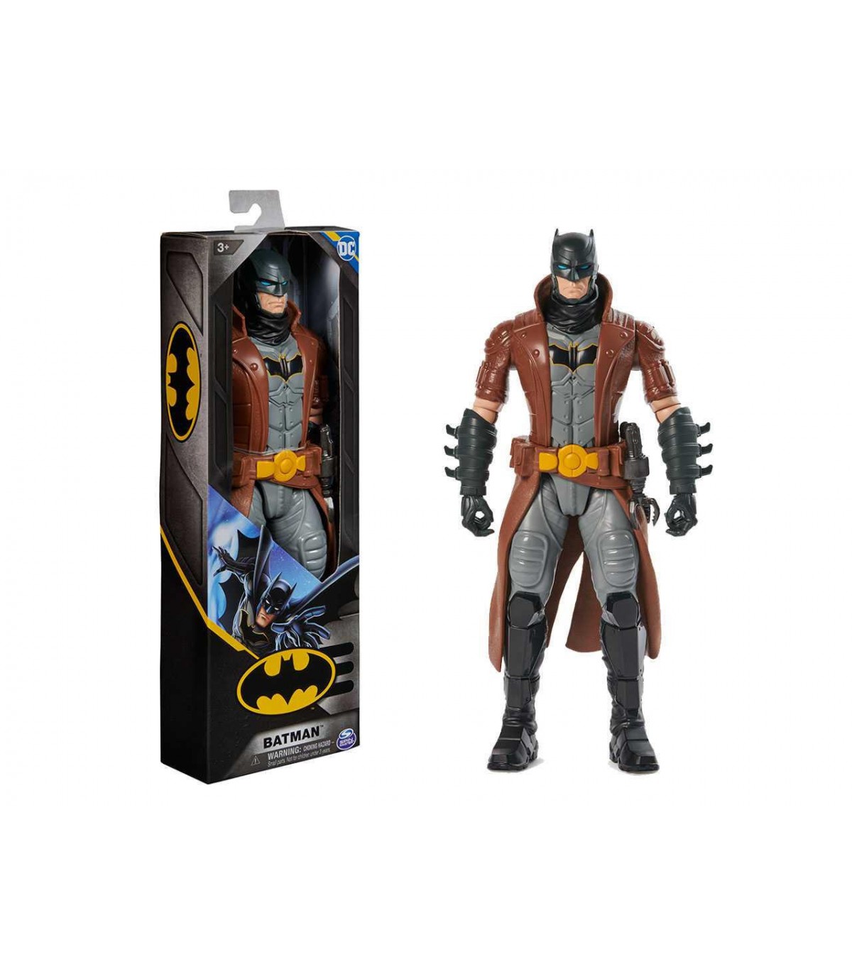 Batman - Personaggio 30 cm Batman con Armatura e Ipermeabile