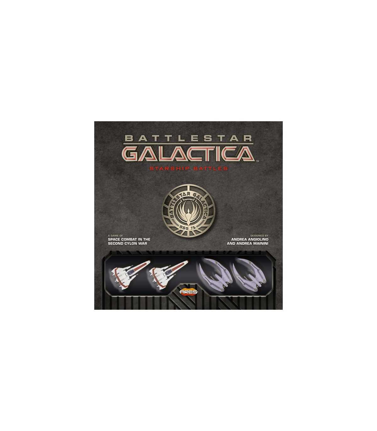 Battlestar Galactica - Starship Battles: Gioco di Miniature Strategico, Combattimenti Spaziali, 2-4 Giocatori, Italiano, 8+ anni