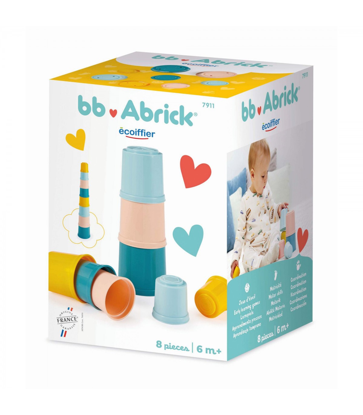 BB Abrick Vasetti impilabili 8 pz