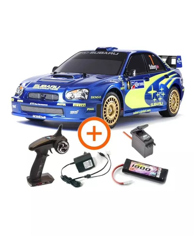 Auto elettrica - Subaru Impreza - Messico 04 TT01E KIT - T2M/Tamiya 47372L - 1/10