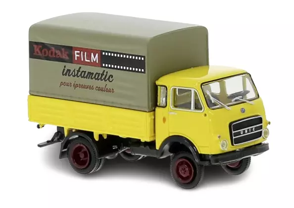 Camion OM UNIC bâché, "Kodak" - Sai 2976 - HO 1/877