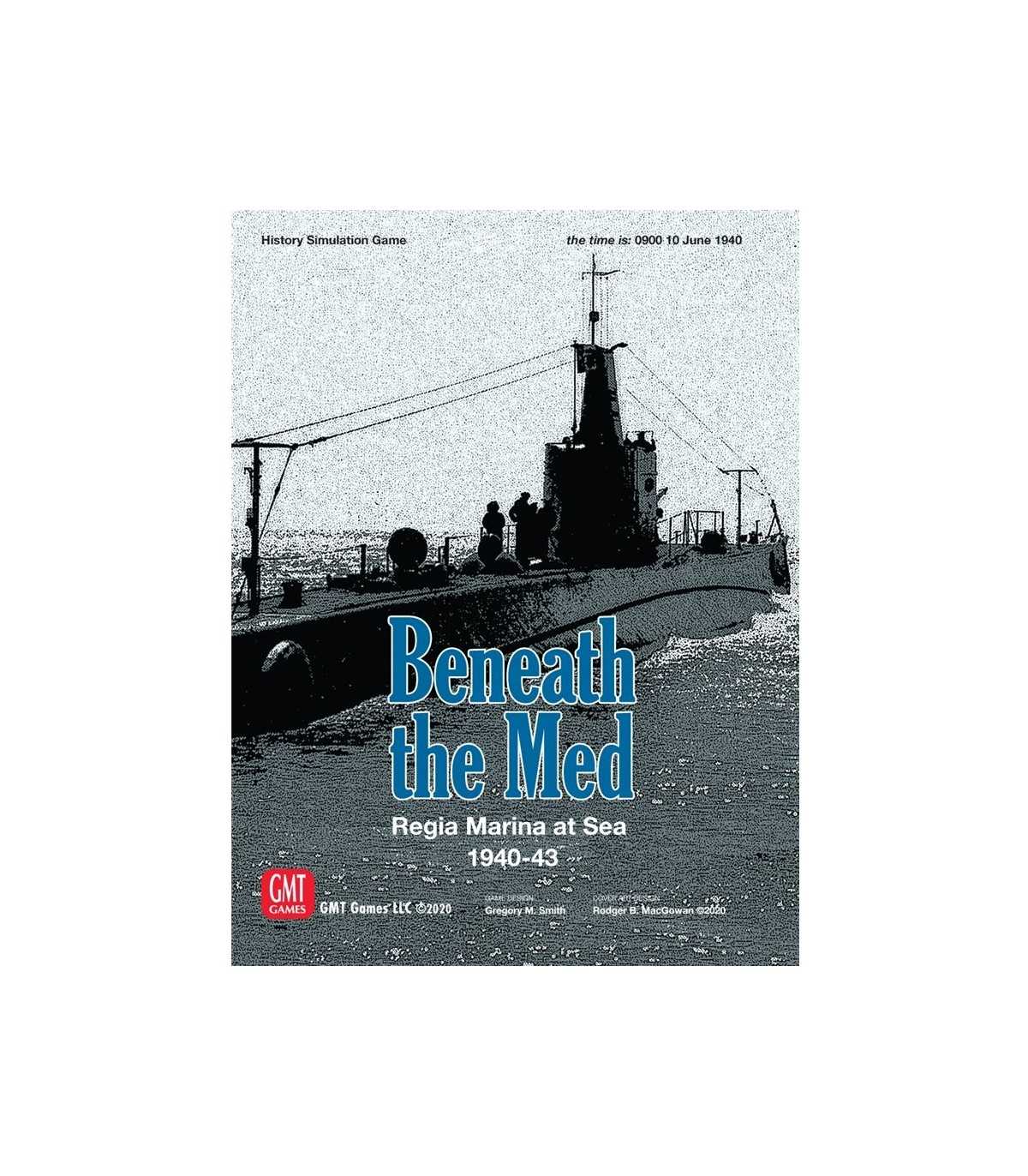 Beneath the Med: Regia Marina a Bordo - Gioco da Tavolo Strategico WW2, Sottomarini Italiani, 1 Giocatore, Durata 150 Minuti