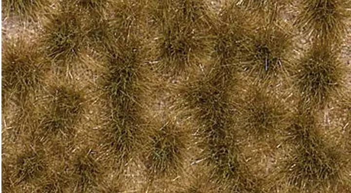 Tappeto decorativo Ciuffi d'erba gialla, fibra da 6 mm