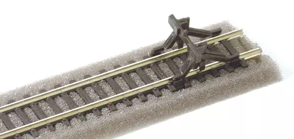 Paraurti, battitacco da agganciare al binario