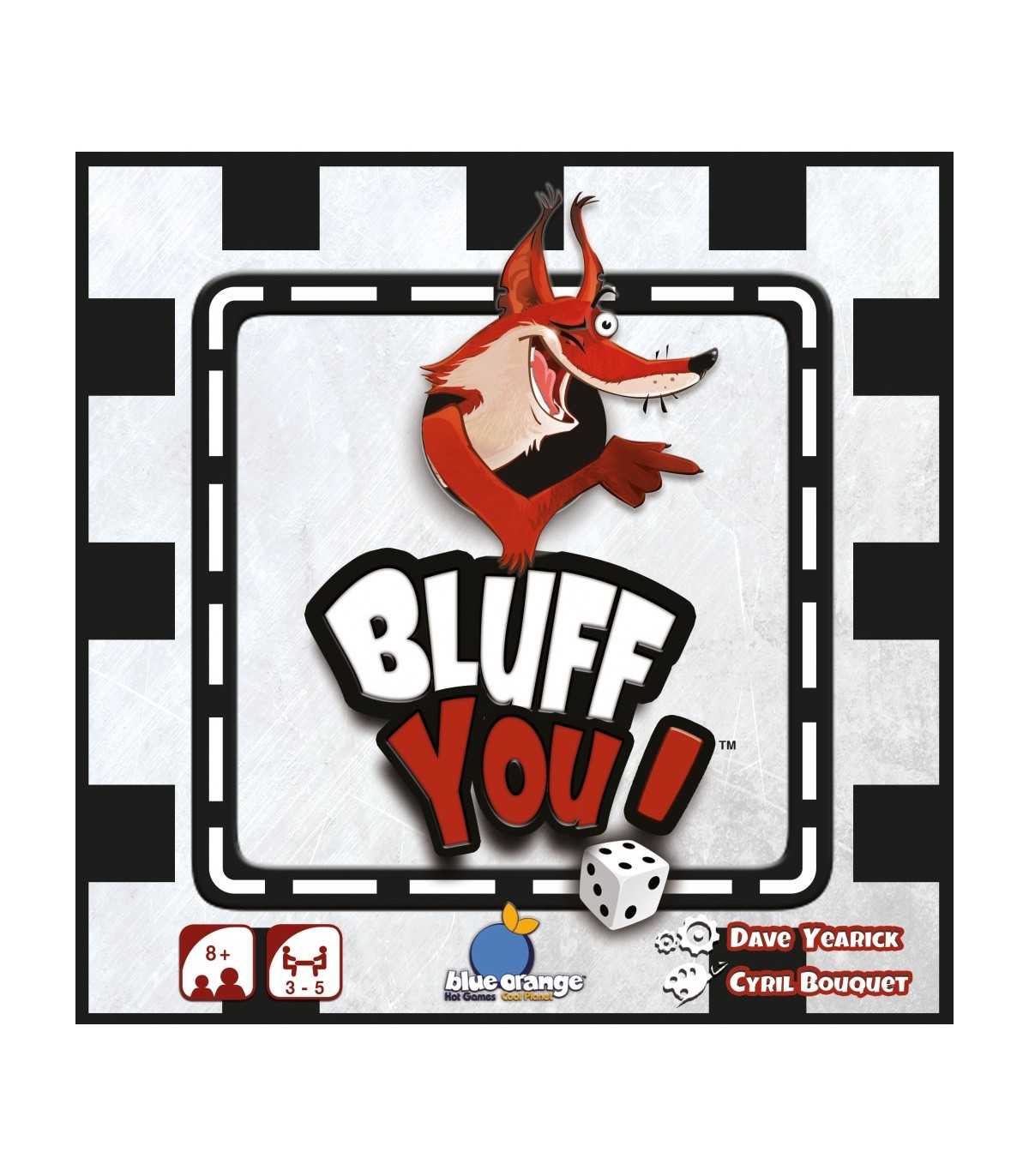 Bluff You! - Gioco di Dadi Strategico per 2-5 Giocatori, Divertente e Veloce, Ideale per Famiglie e Amici, Dave Yearick 2016