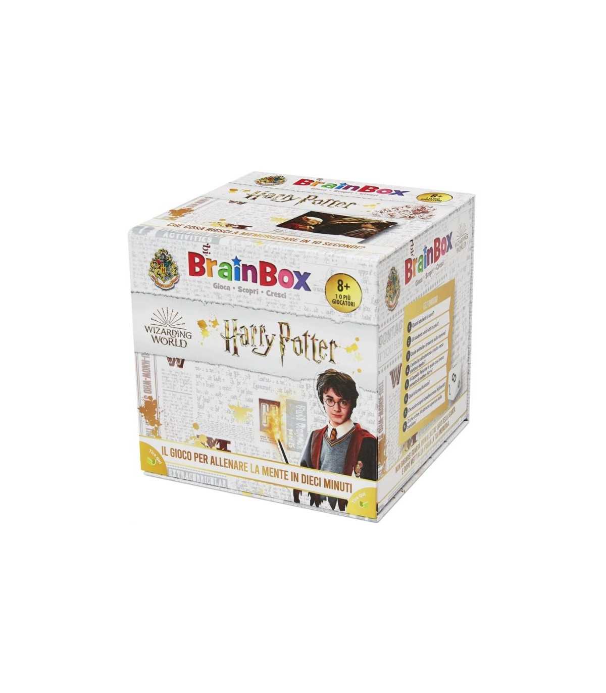 BrainBox - Harry Potter: Gioco Educativo per 1-8 Giocatori, Sfidati nella Magia di Hogwarts in 10 Minuti!