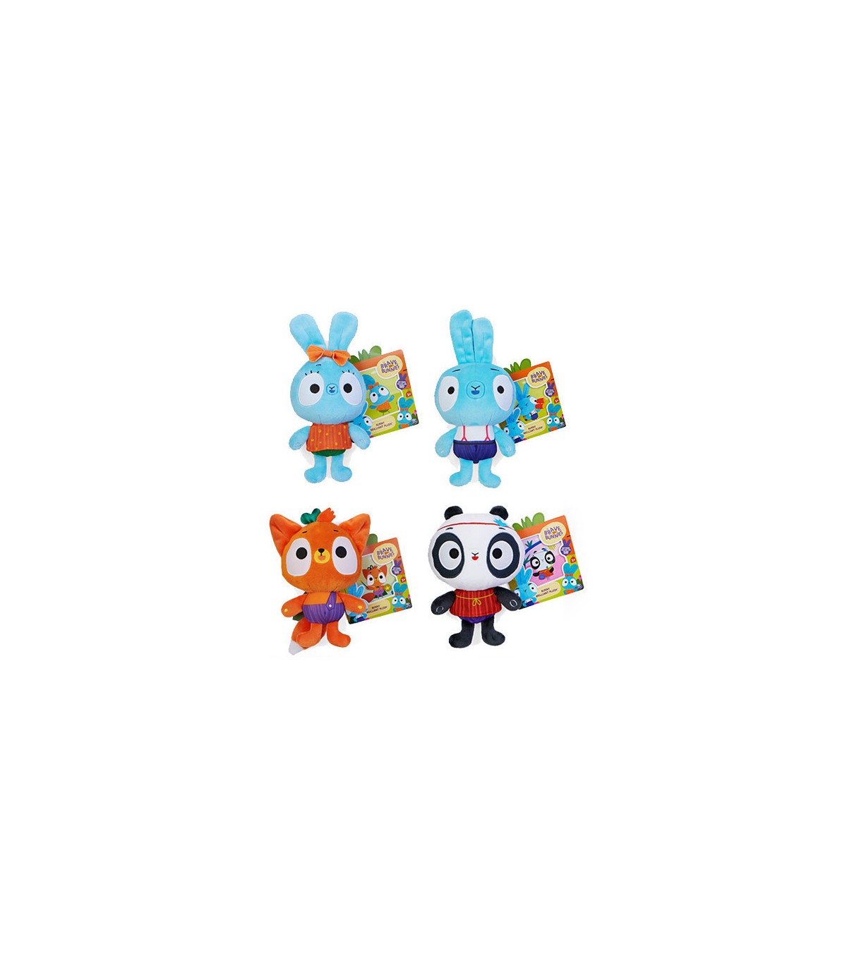 Brave Bunnies Peluche 25 Cm Ass.To In Vassoio