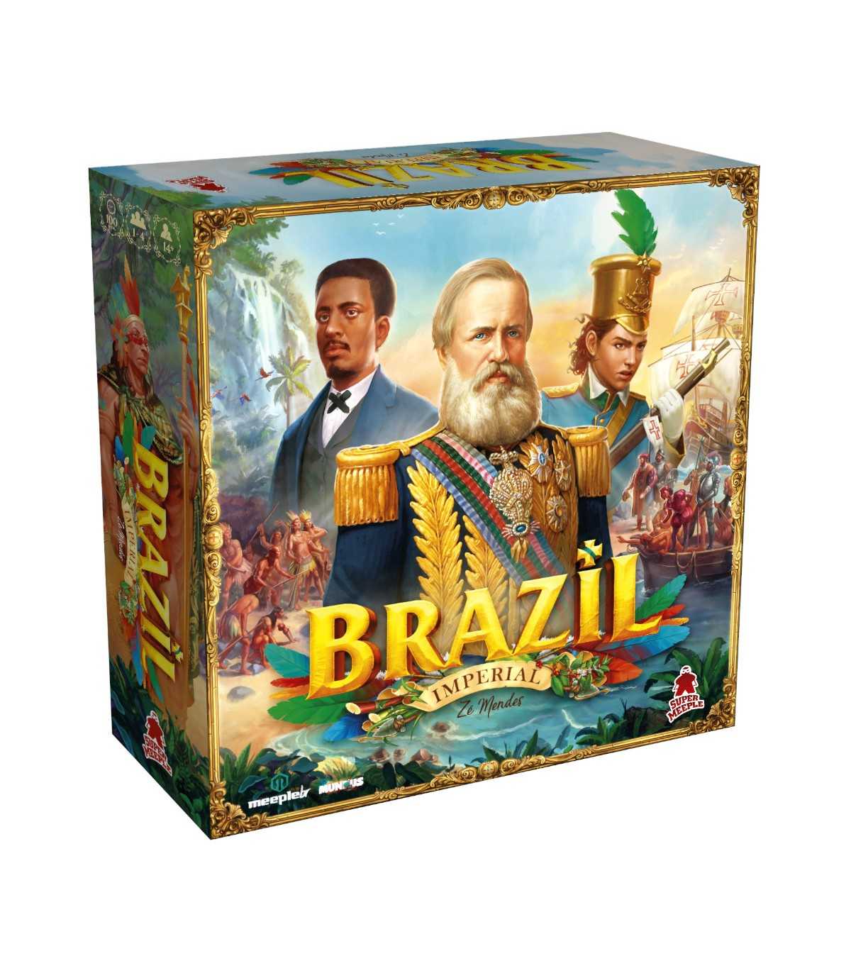 Brazil: Imperial - Gioco da Tavolo Strategico di Costruzione e Esplorazione per 1-4 Giocatori, Autore Zé Mendes, 2023