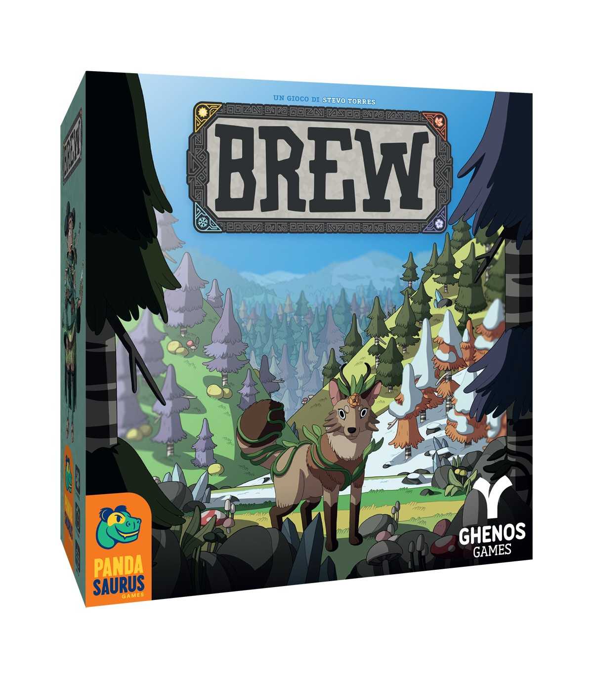 Brew - Gioco da Tavolo di Strategia Fantasy per 2-4 Giocatori, Posizionamento Lavoratori e Controllo dell'Area, 70 Minuti di Avv