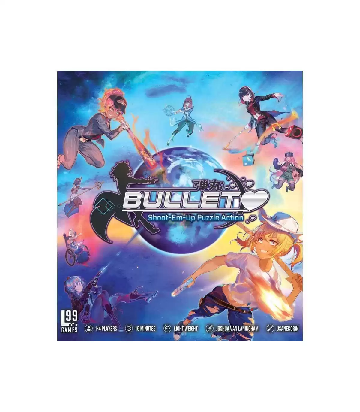 Bullet - Gioco di Strategia per 1-4 Giocatori | Eroine in Azione | Modalità Battle Royale e Boss Battle | Divertimento in 15 Mi