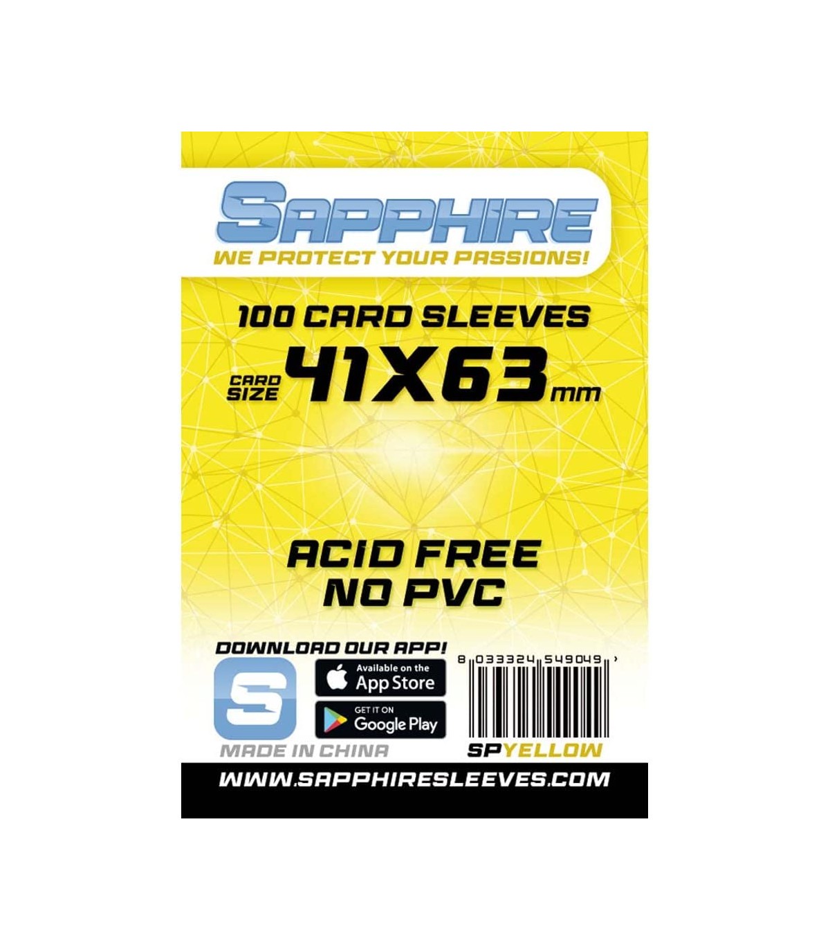 Bustine Sapphire Yellow (41x63)