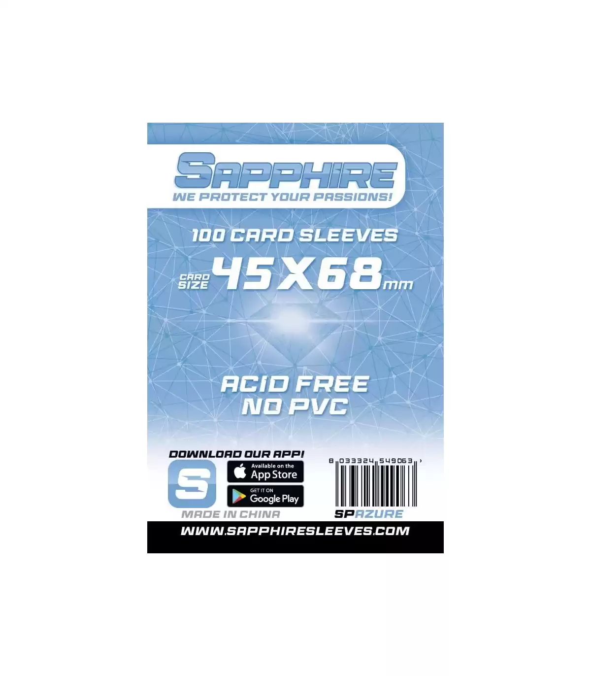 Bustine Sapphire Azure (45x68)