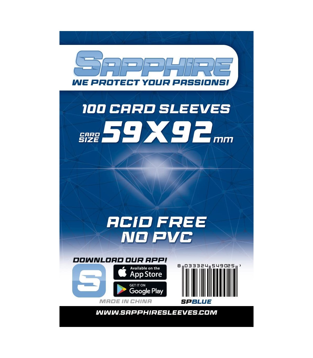 Bustine Sapphire Blue (59x92)