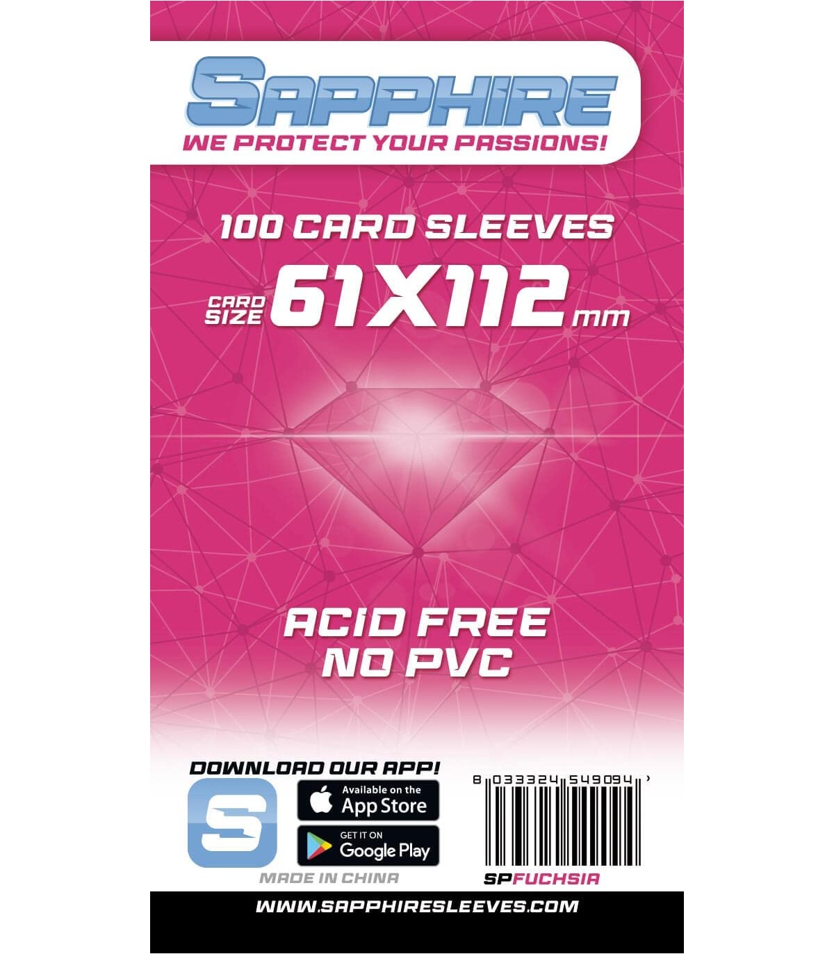 Bustine Sapphire Fuchsia (61x112)