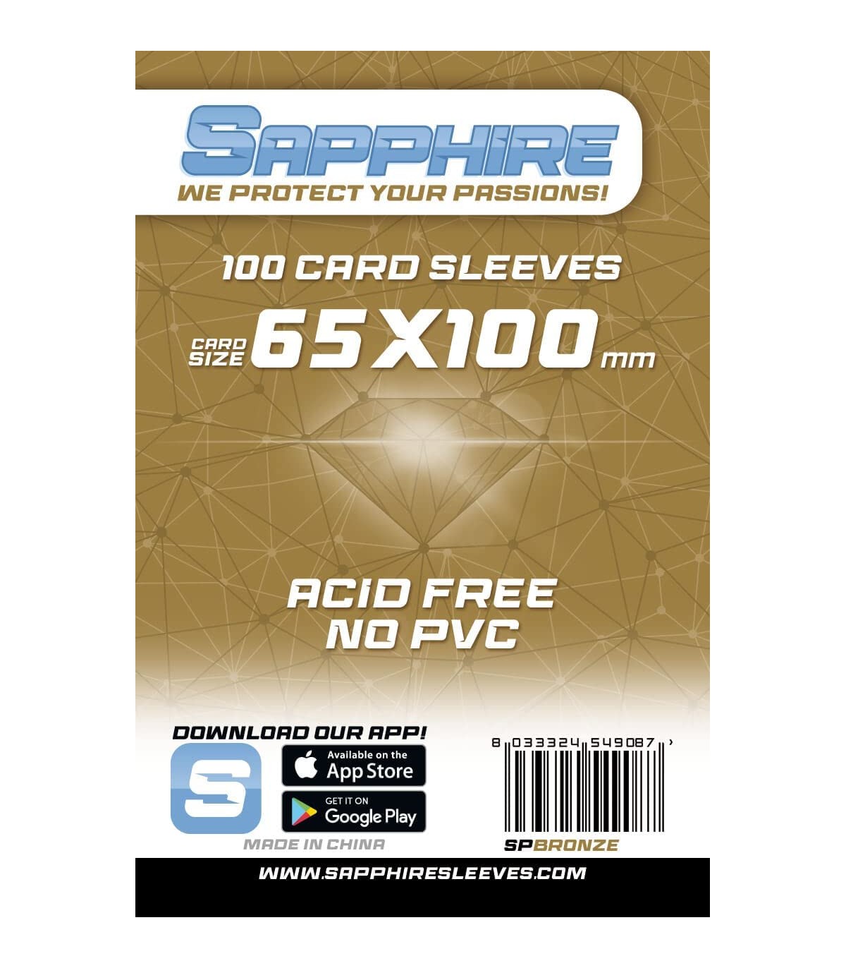 Bustine Sapphire Bronze (65x100)