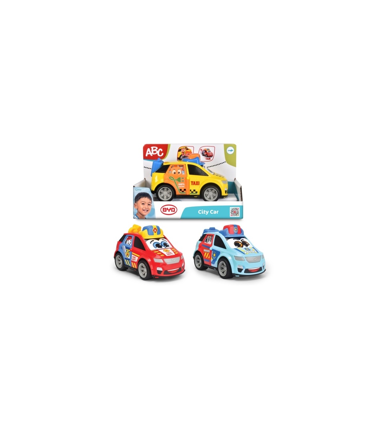 BYD City Cars cm. 14 5 pullback porta apribile 3 asst.