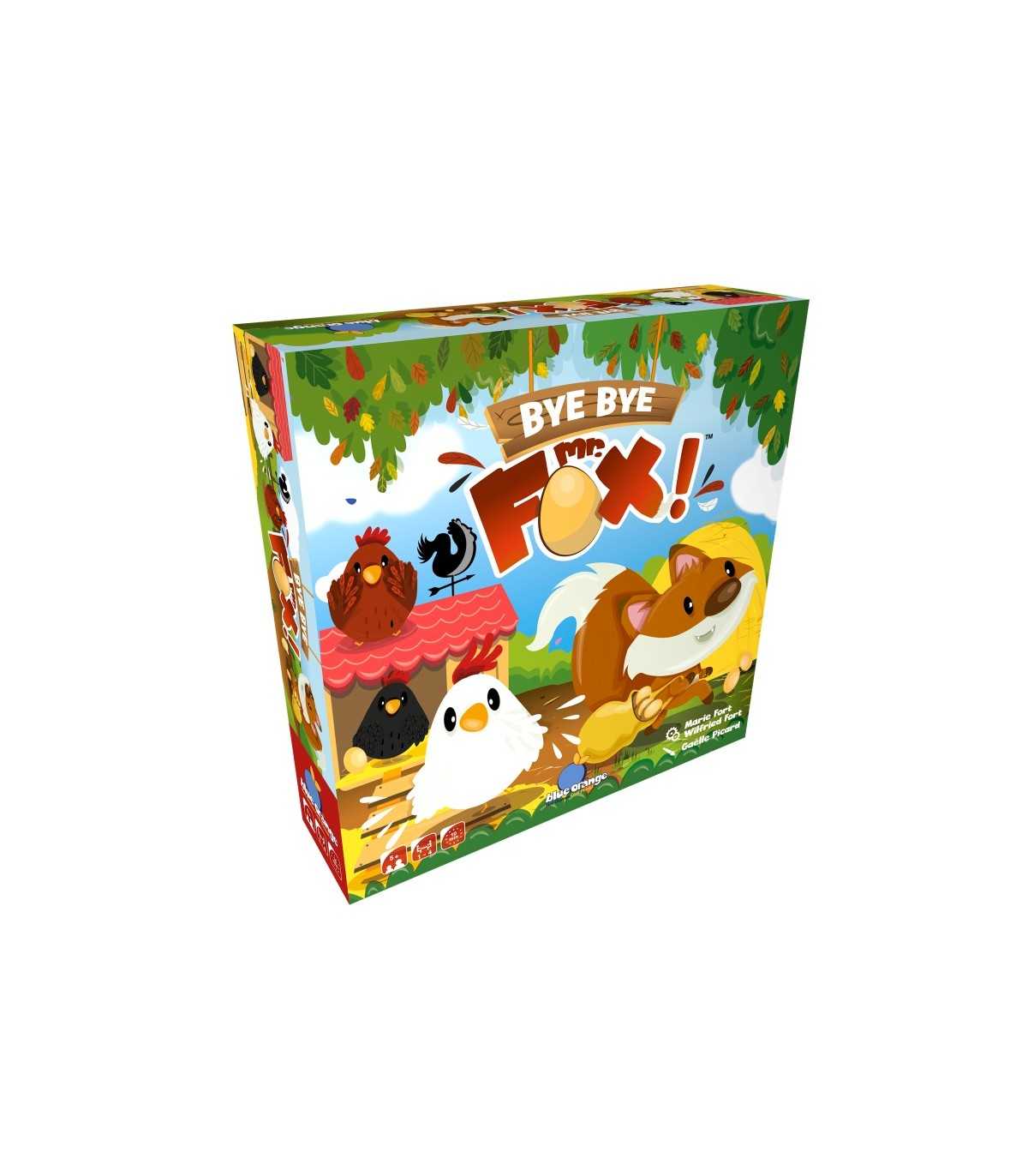 Bye Bye Mr. Fox! - Gioco Cooperativo per Bambini, Proteggi le Galline e Raccogli le Uova - Divertimento in Famiglia!