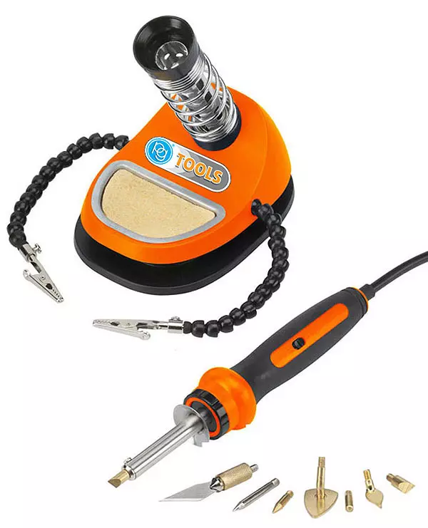 PG Tools T220 Kit saldatore e pirografia (15 / 30W) - Tutte le scale