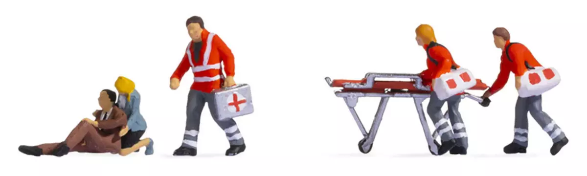 5 figure a tema "Incidente stradale" NOCH 15080 HO 1/87