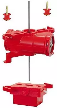 Motore deviatore sottotavolo TWISTLOCK con MICROSWITCH