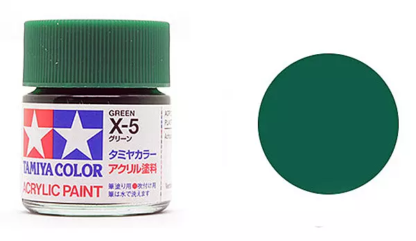 Vernice acrilica verde