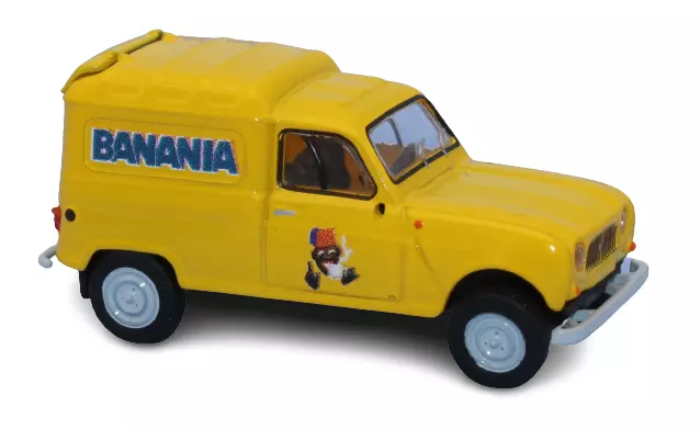 Renault R4 Furgone, livrea giallo Banania SAI 2448- HO : 1/87 -