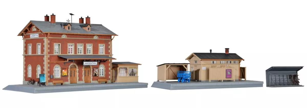 Stazione ferroviaria di "Langenthal" con annessi