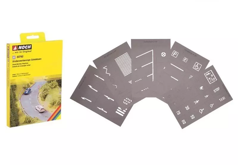 43 Segnaletica stradale" modelli NOCH 60745 - HO 1/87th.