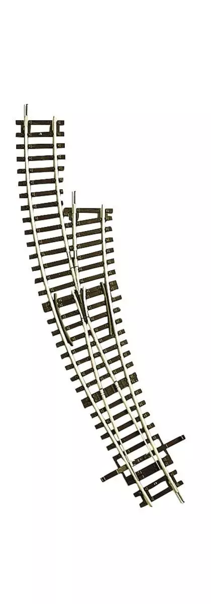 Interruttore BWr2/3 R2 358mm 30° curva dritta - ROCO 42465 - HO 1/87 - Codice 83