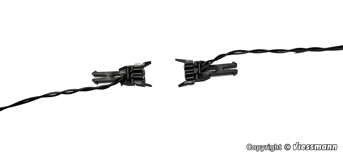 3 coppie di accoppiatori conduttivi - 2 poli VIESSMANN 5017 - HO 1/87