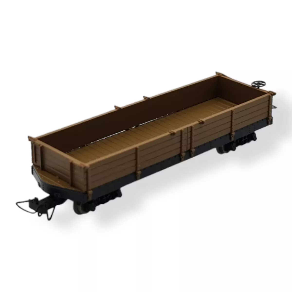 Wagon plat brun MiniTrains 5140 - HOe 1/87
