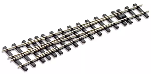 Aiguillage rayon gauche , 8° , rayon 1524 mm , longueur 510 mm, code 200 ,electrofrog , avec coeur polairsé