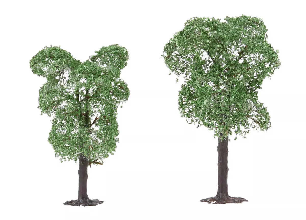 2 alberi da frutto Faller 181802 - HO : 1/87 - N 1/160 - TT 1/120 - 100 e 110 mm