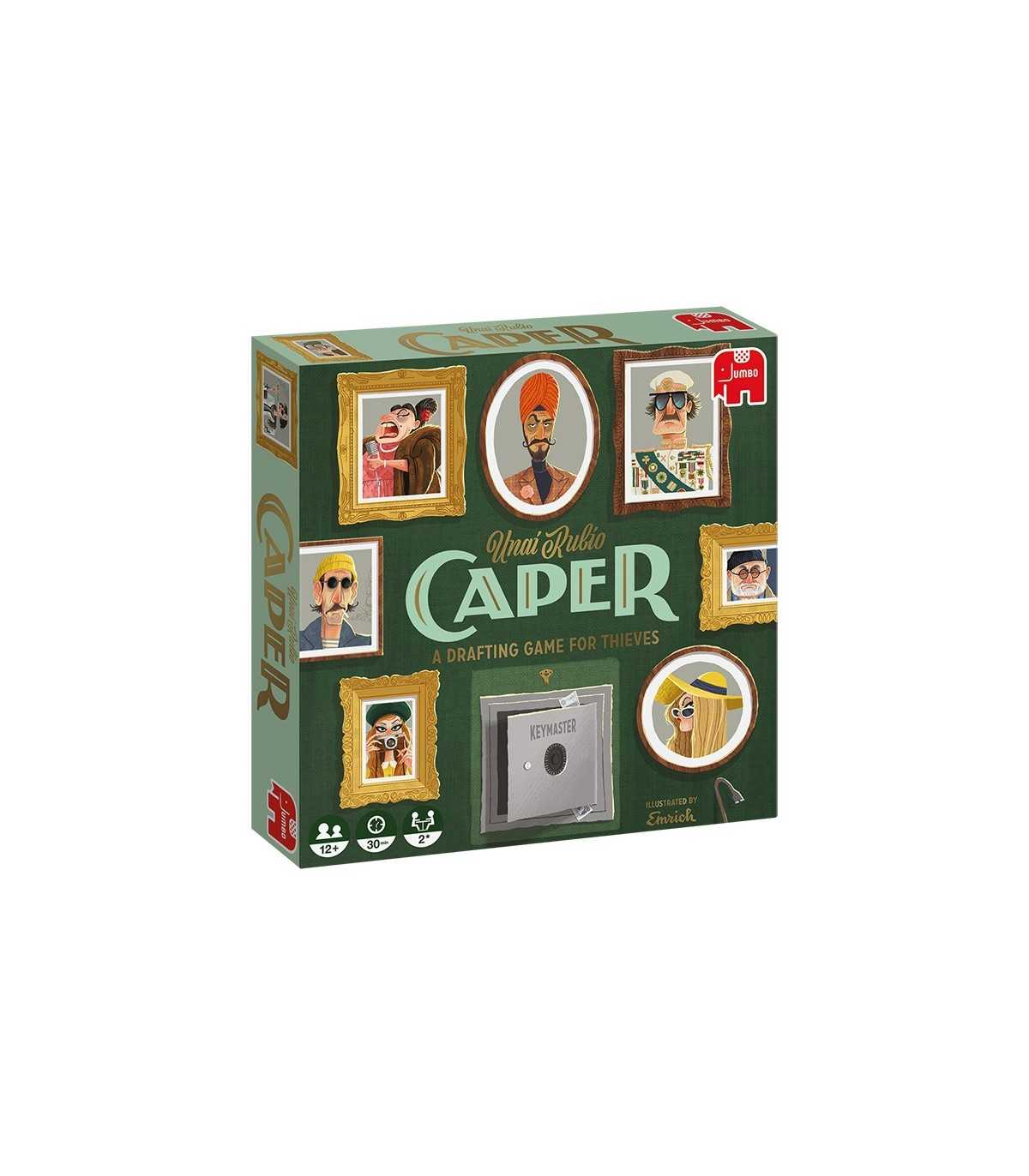 Caper - Gioco da Tavolo per 2-4 Giocatori, Strategia e Collezione nelle Grandi Città d'Europa, 35 Minuti di Divertimento!