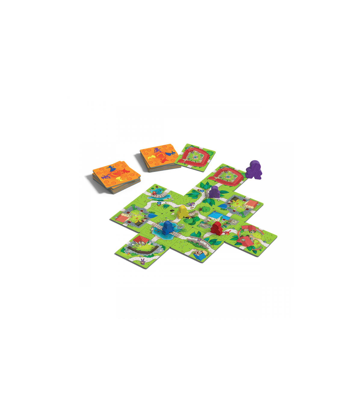 Carcassonne Junior - Gioco da Tavolo per Bambini 4+ | Divertimento Strategico per 2-4 Giocatori in Famiglia, 15 Minuti di Gioco