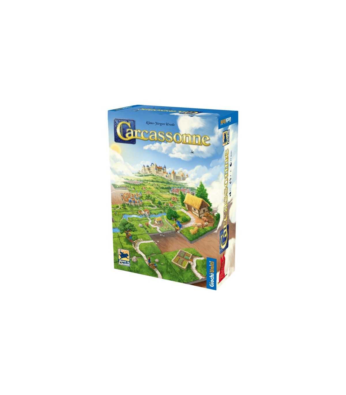 Carcassonne - Nuova Edizione | Gioco Strategico per Famiglia, 2-5 Giocatori, 45 Minuti di Divertimento - Giochi Uniti