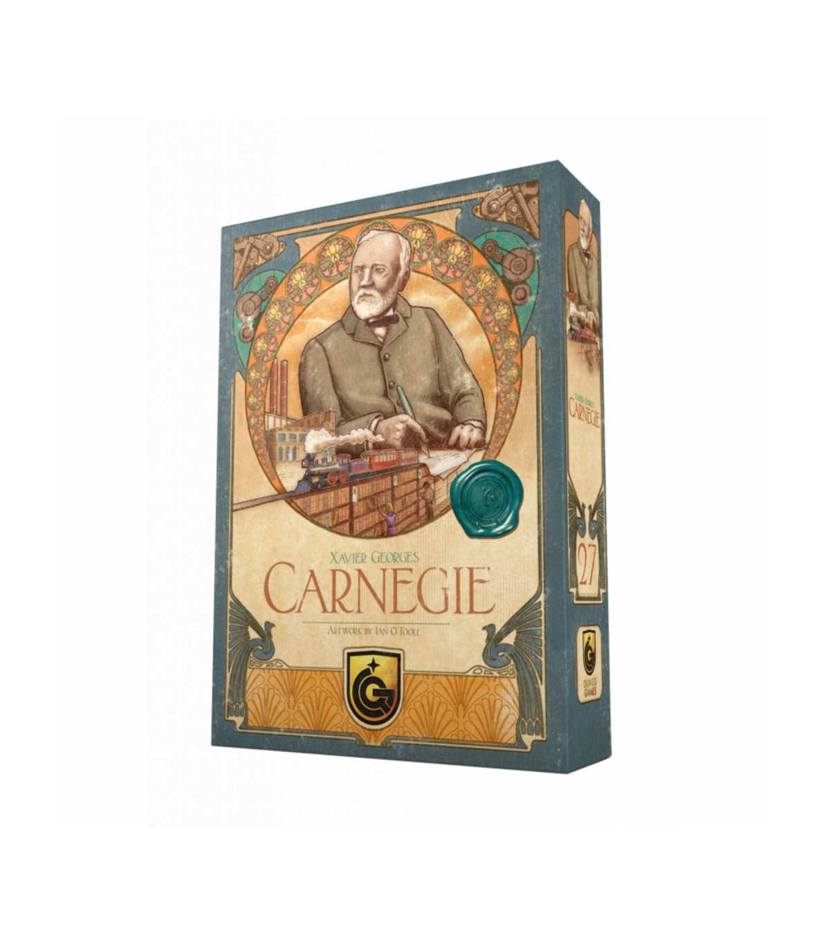 Carnegie - Gioco da Tavolo Ispirato ad Andrew Carnegie | Strategia Economica per 1-4 Giocatori | 150 Minuti di Divertimento