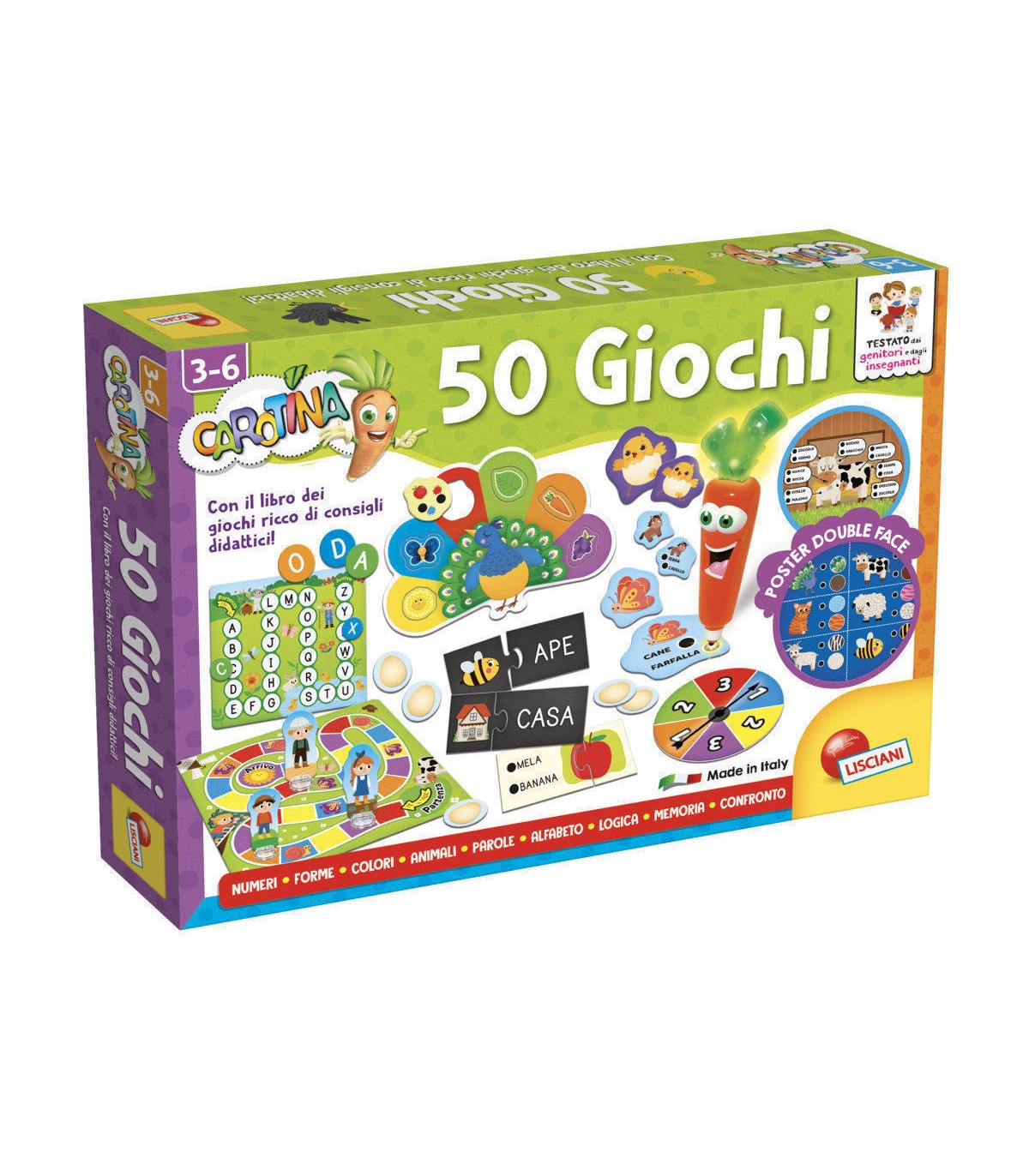 Carotina - Penna Parlante: 50 Giochi