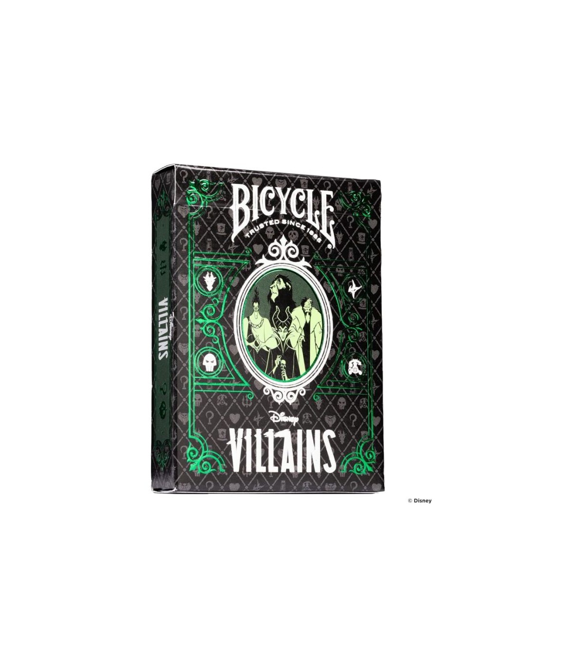 Carte Bicycle - Disney Villains Green
