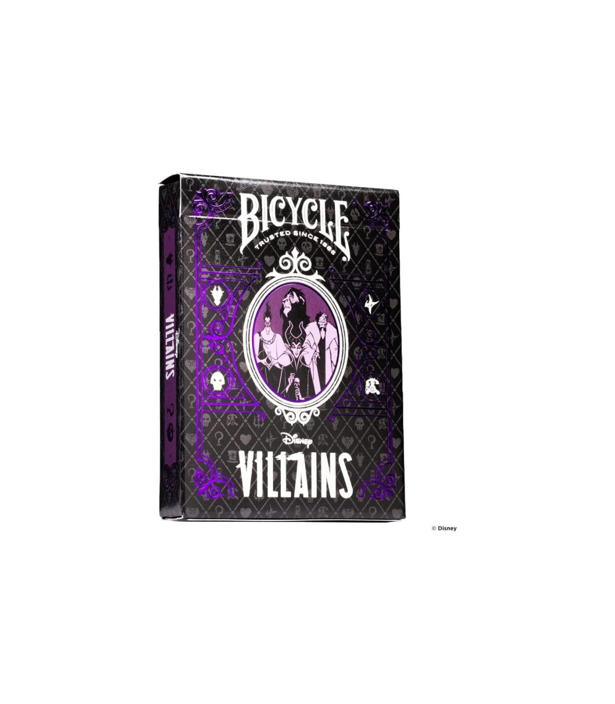 Carte Bicycle - Disney Villains Purple