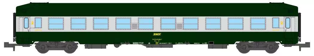 Vagone letto B9c9x - REE Models NW-192 - N 1/160 - SNCF - EP IV