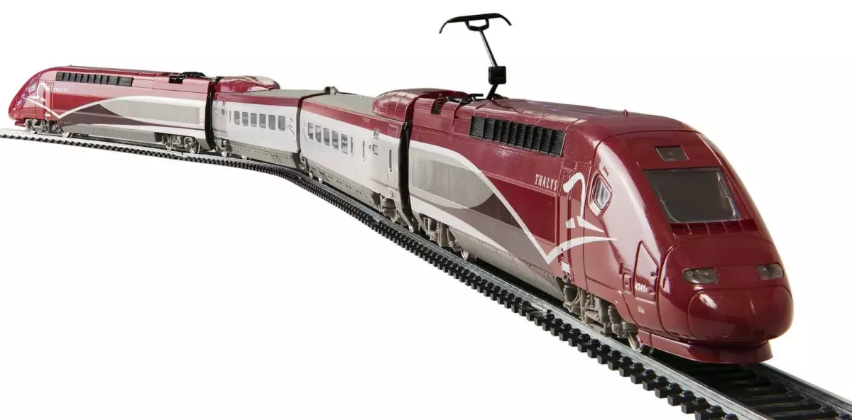 Set di partenza TGV THALYS Mehano T365 - HO: 1/87 - con tappetini per scenari