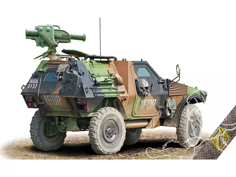 Veicolo militare LAV Milan AT portamissili - Ace 72421 - 1/72